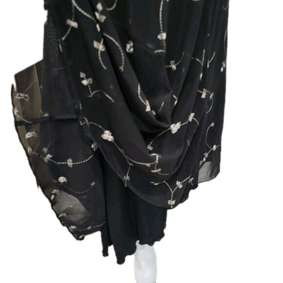 Kimchi Blue Solstice Asymmetric Mini Dress Women's Large Black One Shoulder - Picture 14 of 15